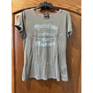 Harley-Davidson Freedom Machover Tee Mobile Bay Alabama‎ Womens XL T-Shirt
